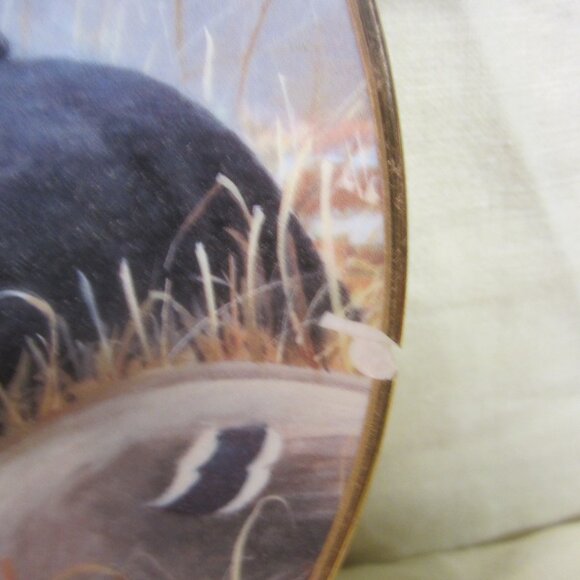 VTG FRANKLIN MINT PLATE, BEGINNERS LUCK, SIGNED - Picture 4 of 6